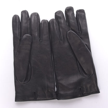 Gucci Lambskin L'aveugle Par Amour Gloves 10 Black 2 of 4