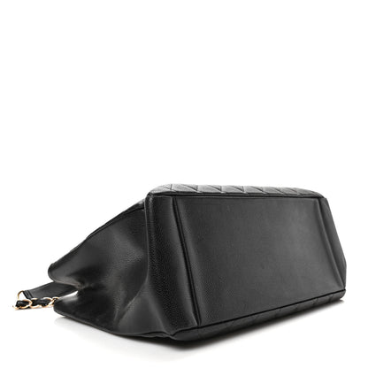 Chanel Caviar Quilted Grand Shopping Tote GST Black 4 of 9