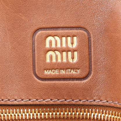 Miu Miu Nappa Medium Aventure Bag Rovere 6 of 9