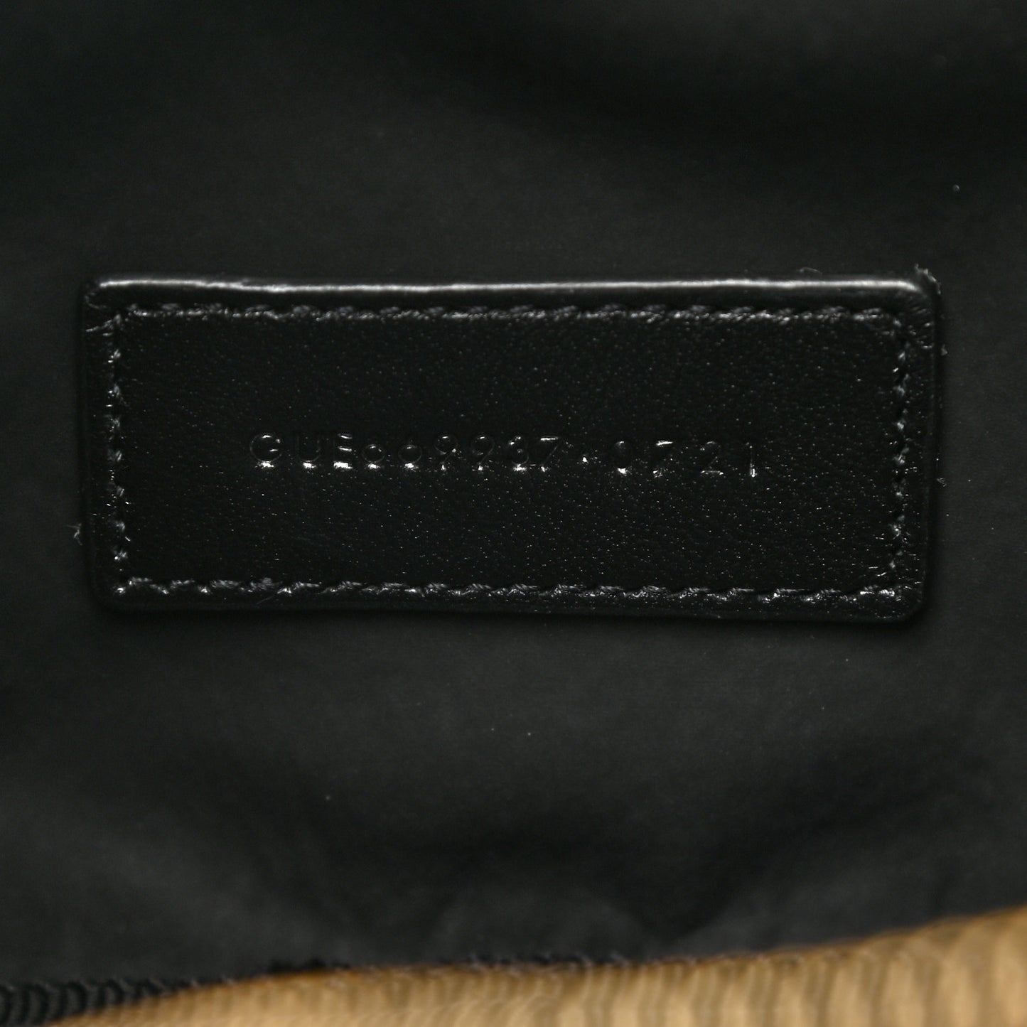 Lambskin Quilted Lolita Cosmetic Pouch Black