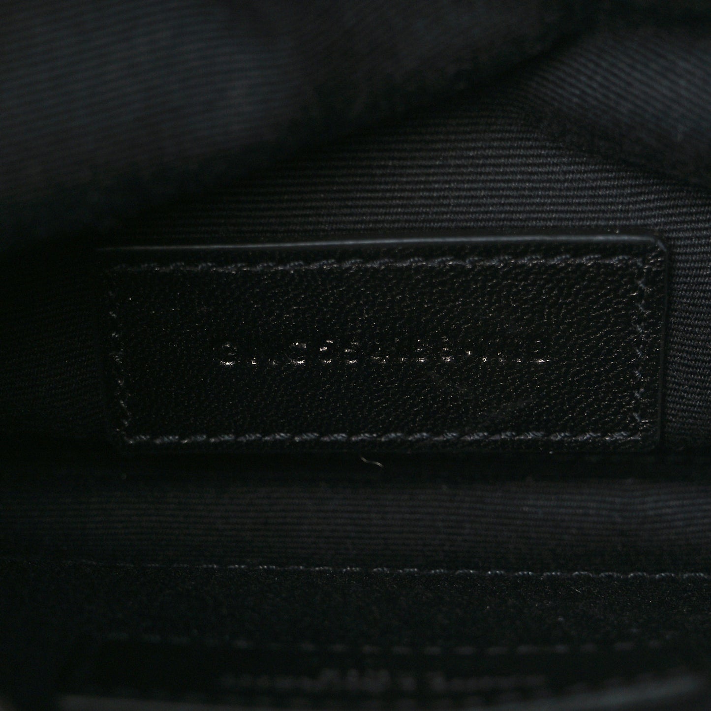 Smooth Calfskin Monogram Zip Bill Pouch Black