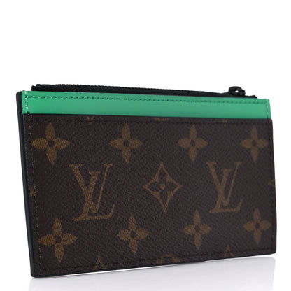 Louis Vuitton Monogram Taiga Coin Card Holder Green 3 of 7