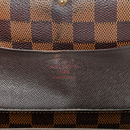 Louis Vuitton Damier Ebene Emilie Wallet 8 of 9
