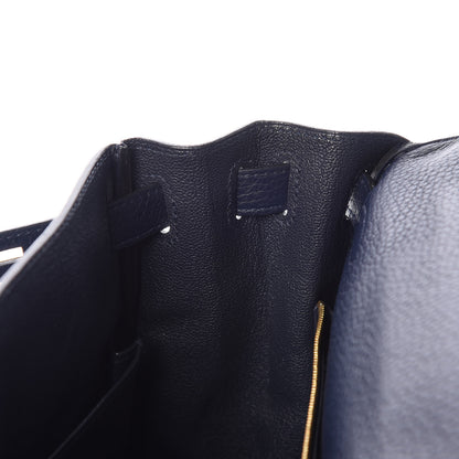 Hermes Taurillon Clemence Kelly Retourne 28 Bleu Nuit 22 of 37