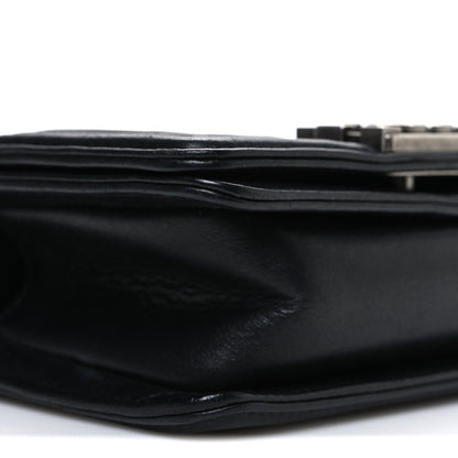 Chanel Galuchat Stingray Mini Boy Flap Black Silver 9 of 10