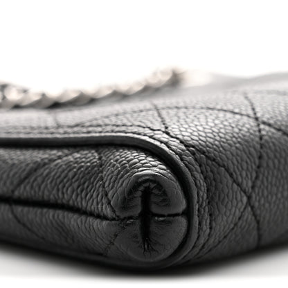 Chanel Caviar Stitched Small CC Pocket Shoulder Black 9 of 11