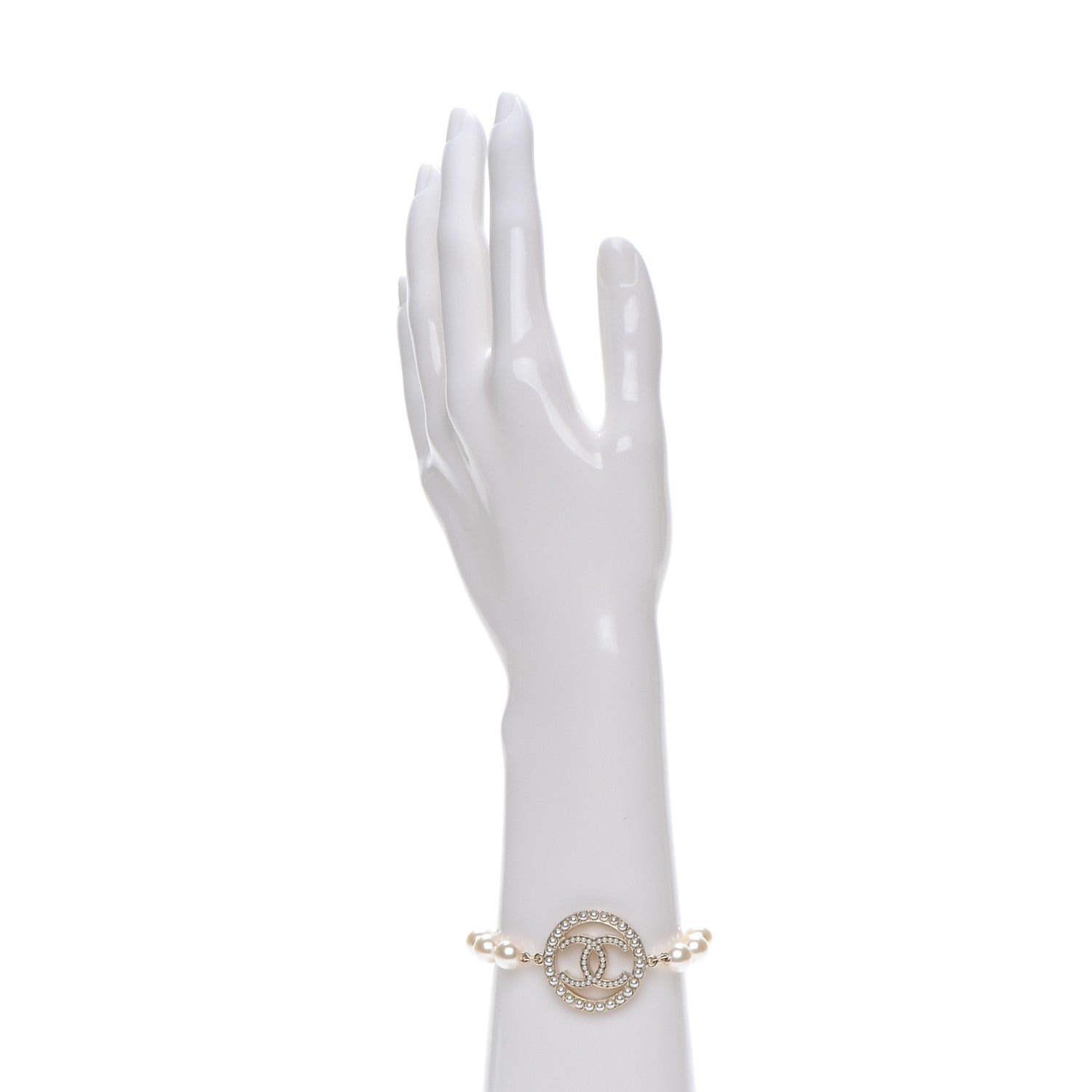 Chanel Pearl CC Bracelet Gold 2 of 7