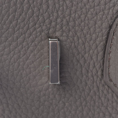 Hermes Togo Birkin 25 Etain 27 of 34