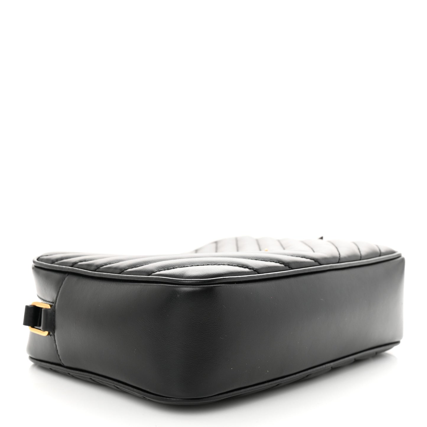 Calfskin Matelasse Monogram Lou Camera Bag Black