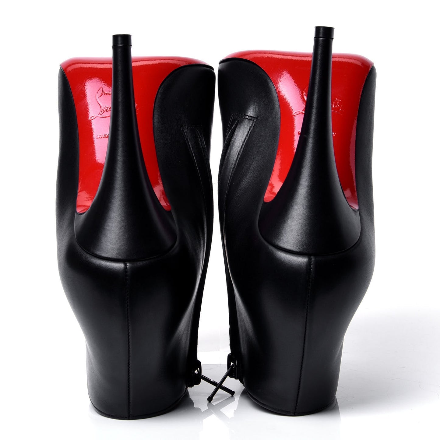 Calfskin Belle 100 Ankle Boots 38 Black