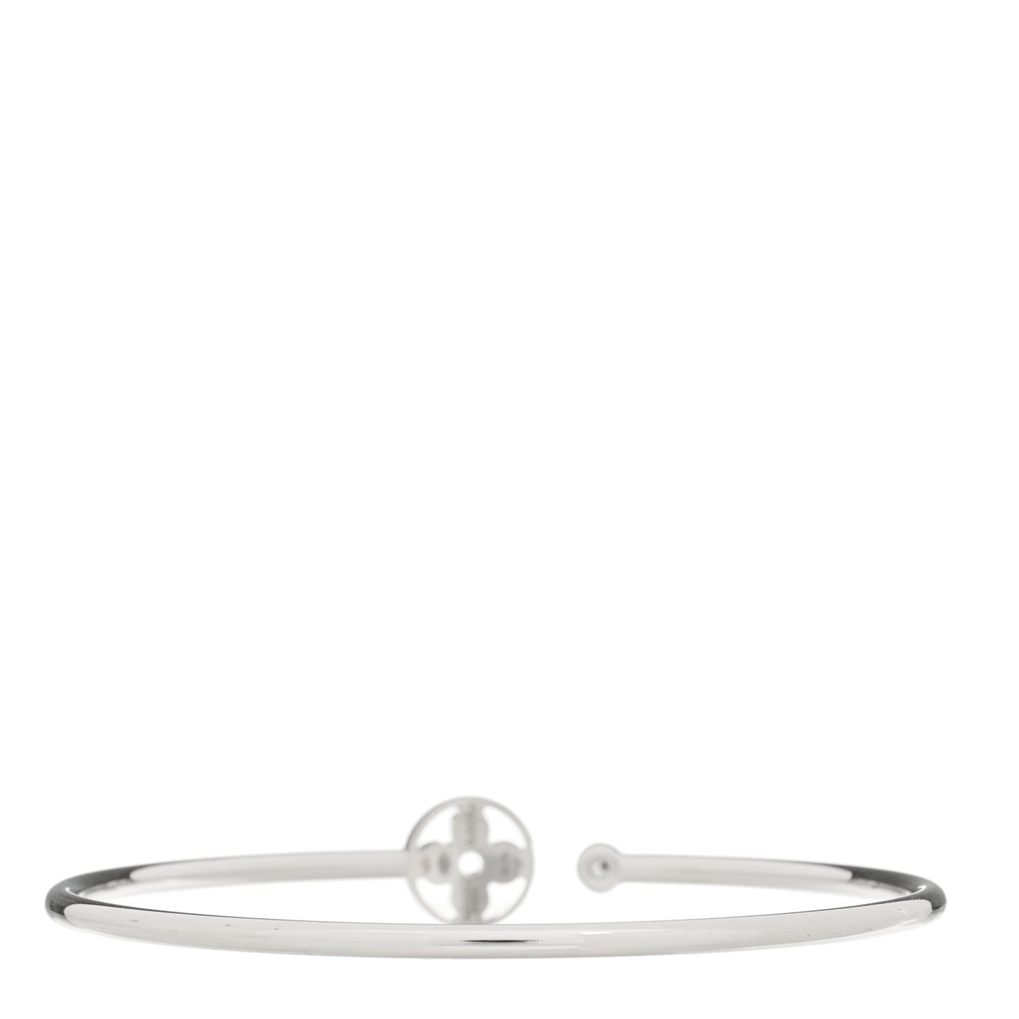 18K White Gold Diamond Idylle Blossom Twist Bracelet