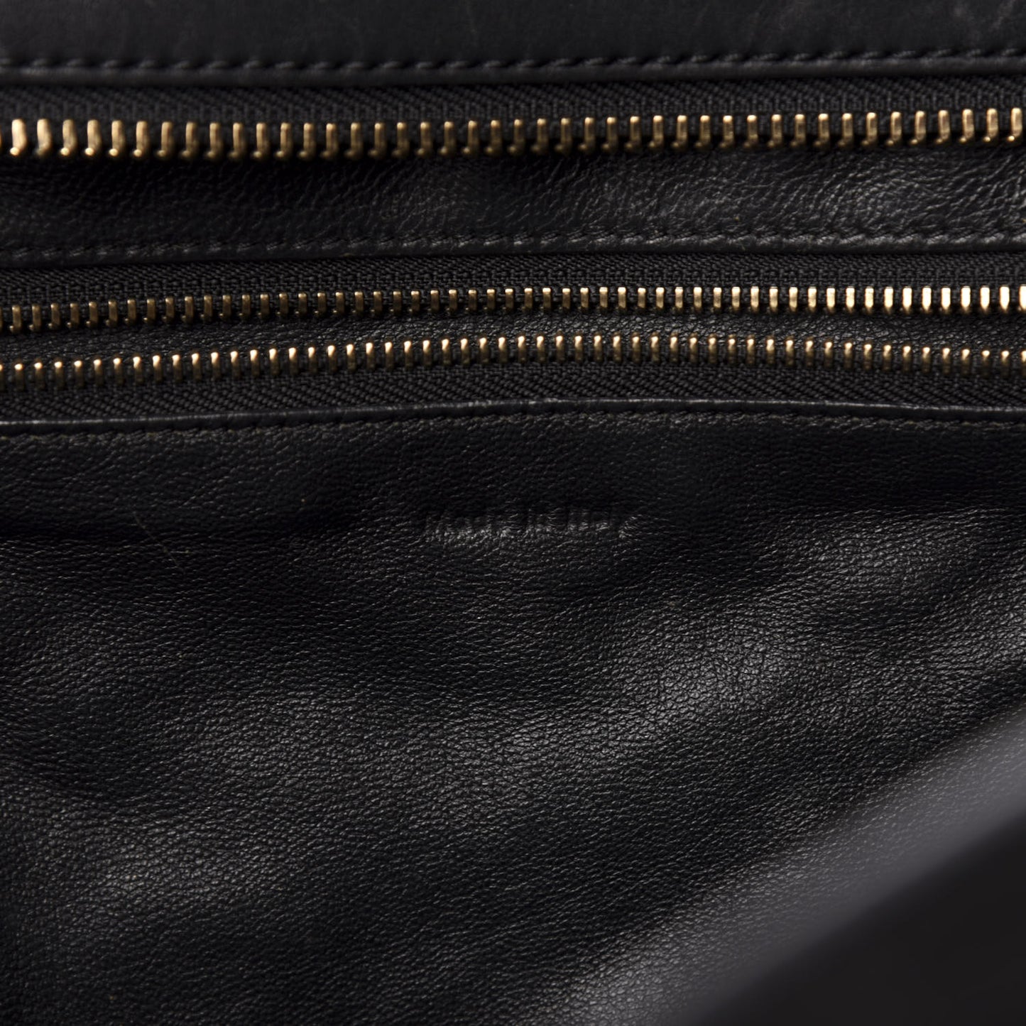 Smooth Calfskin Mini Luggage Black