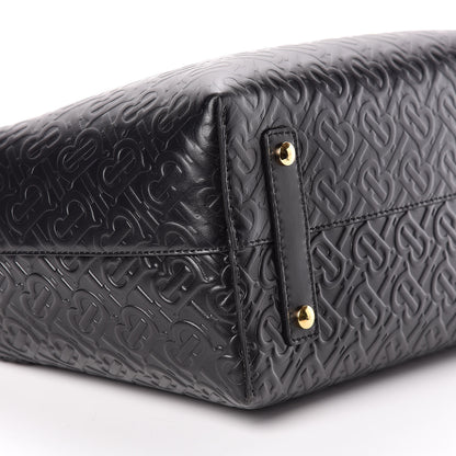 Burberry Calfskin Embossed Monogram Small Belt Bag Black 6 of 10
