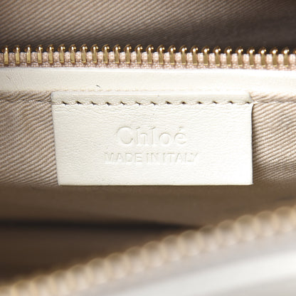 Chloe Calfskin Medium Roy Bag Natural White 7 of 16