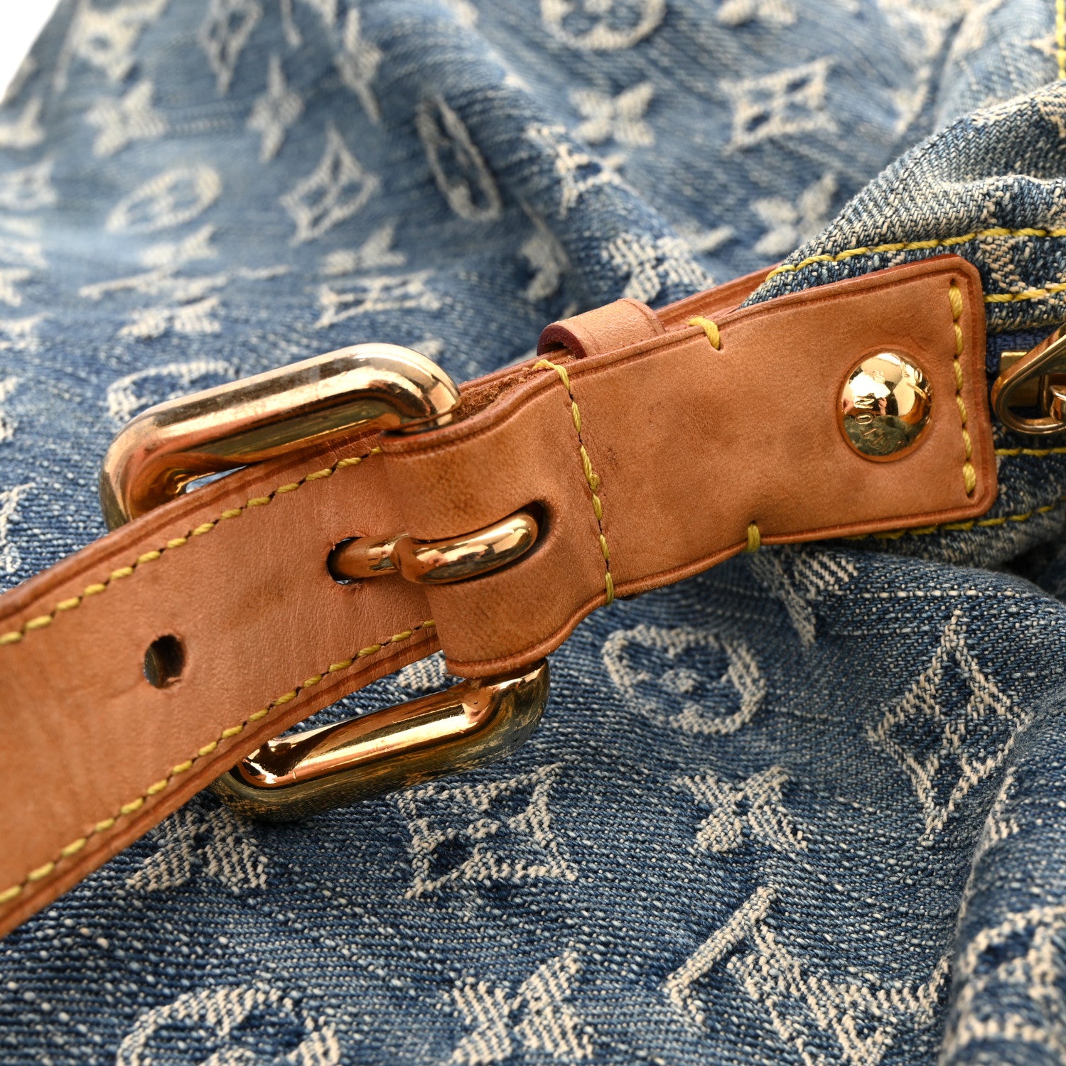 Louis Vuitton Denim Baggy GM Blue 10 of 11