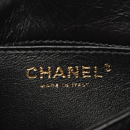 Chanel Aged Calfskin Quilted 2.55 Reissue Chain Waist Bag Black 6 of 11