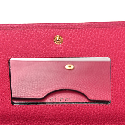 Gucci Dollar Calfskin Mini GG Marmont Chain Wallet Box Pink 9 of 9