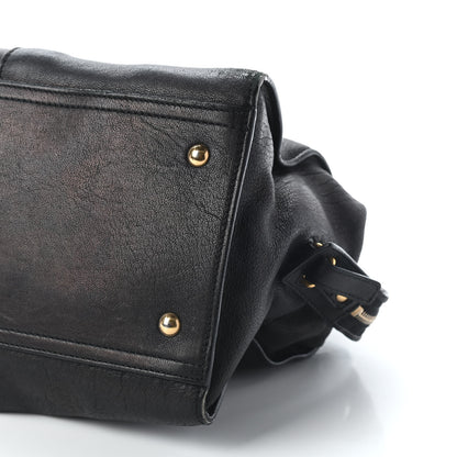 Saint Laurent Sheepskin Medium Cabas ChYc Black 8 of 9