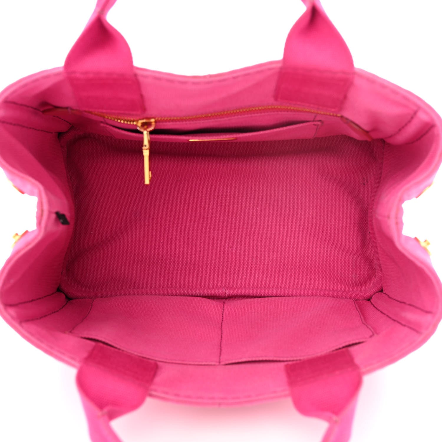 Prada Canapa Small Logo Tote Fuxia 5 of 13