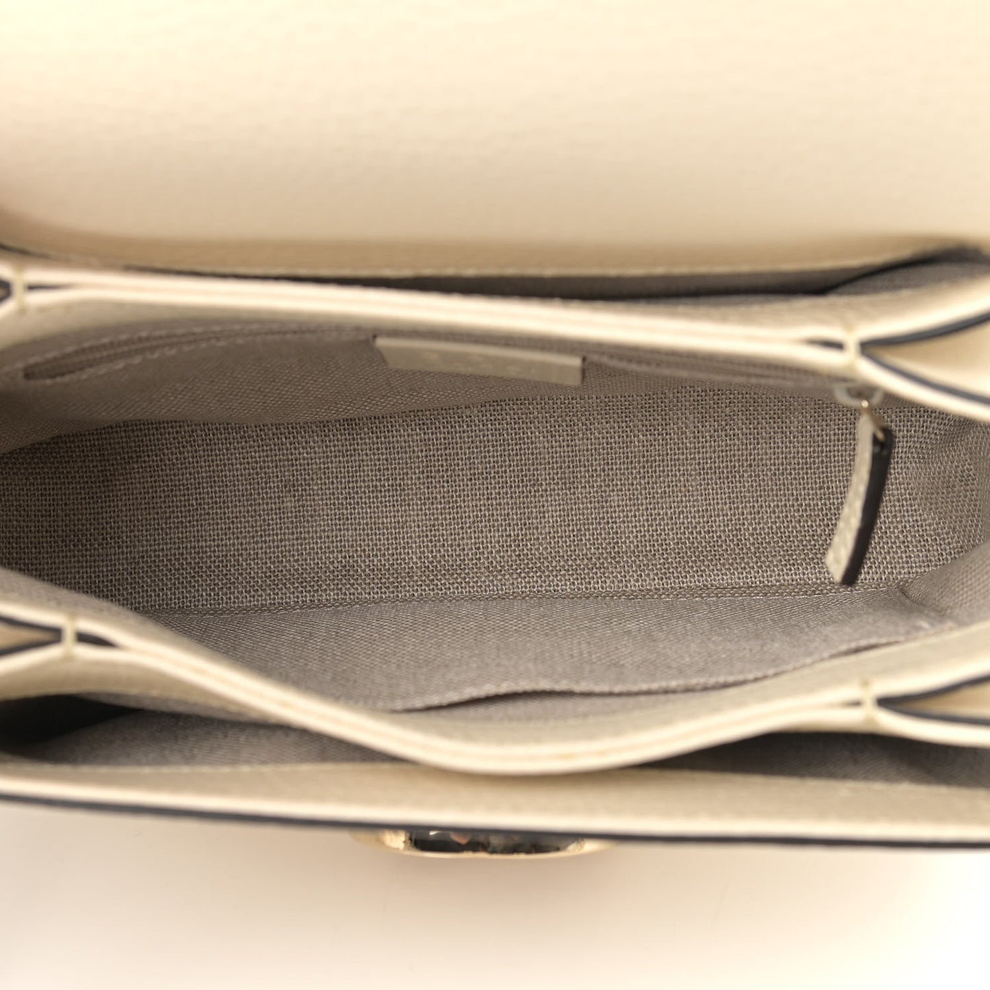 Dollar Calfskin Interlocking G Crossbody Bag Ivoire