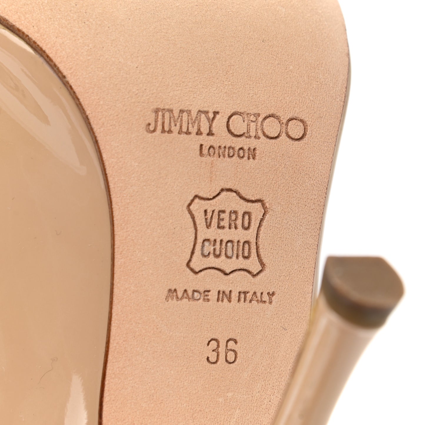 Patent Gross Grain Bow Peep Toe Pumps 36 Nude