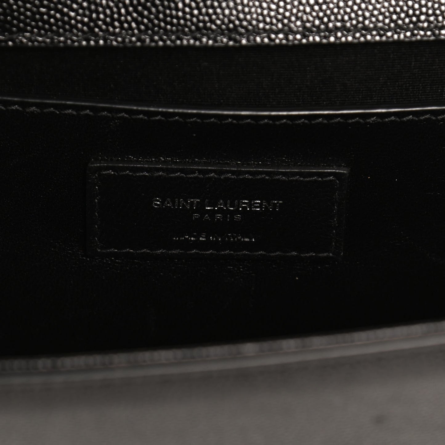 Grain De Poudre Medium Classic Monogram Kate Tassel Satchel Black