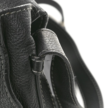 Chloe Calfskin Medium Marcie Round Crossbody Bag Black 9 of 16