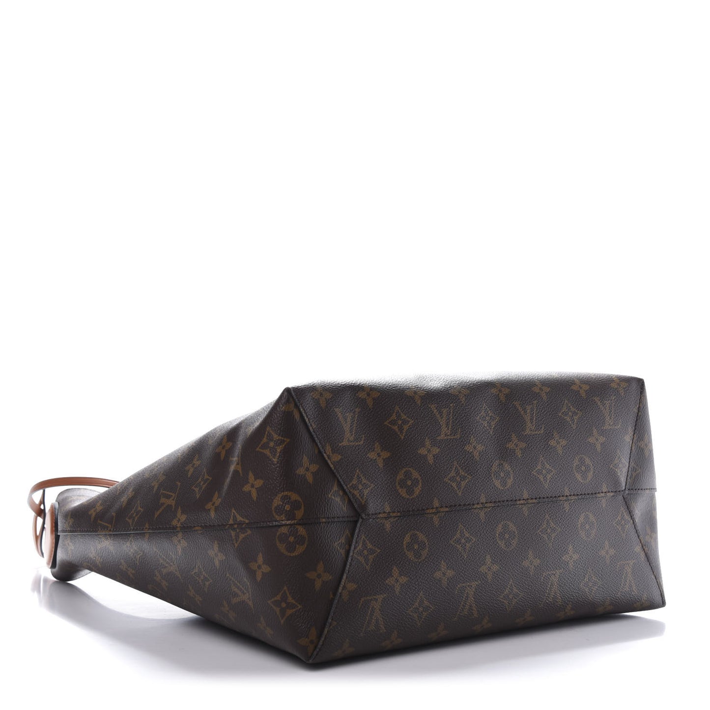 Monogram Flower Hobo Caramel