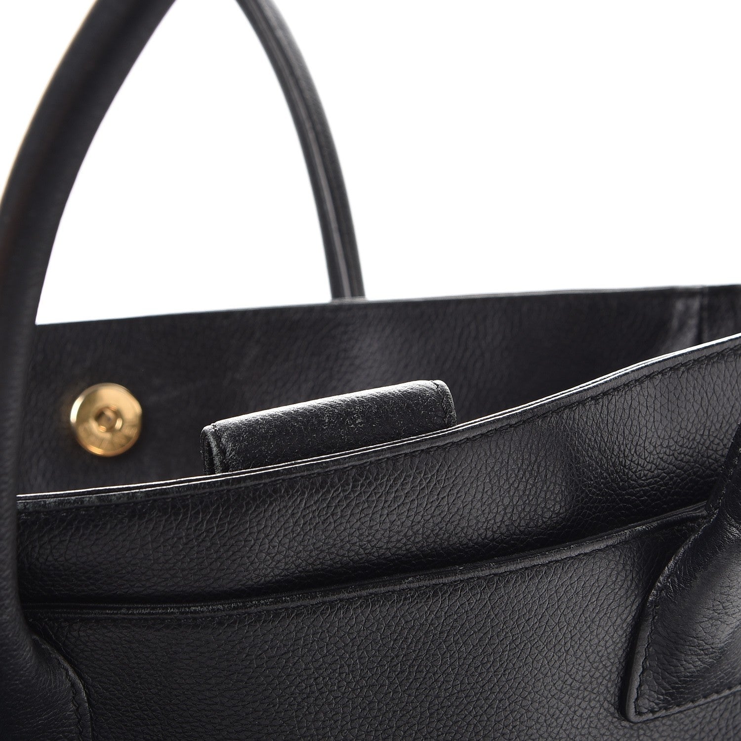 Chanel Calfskin Tall Cerf Tote Black 12 of 23
