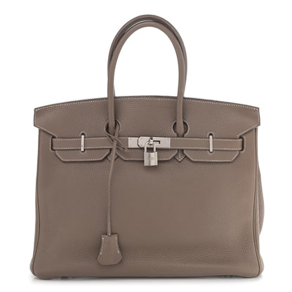 Hermes Togo Birkin 35 Etoupe 1 of 21