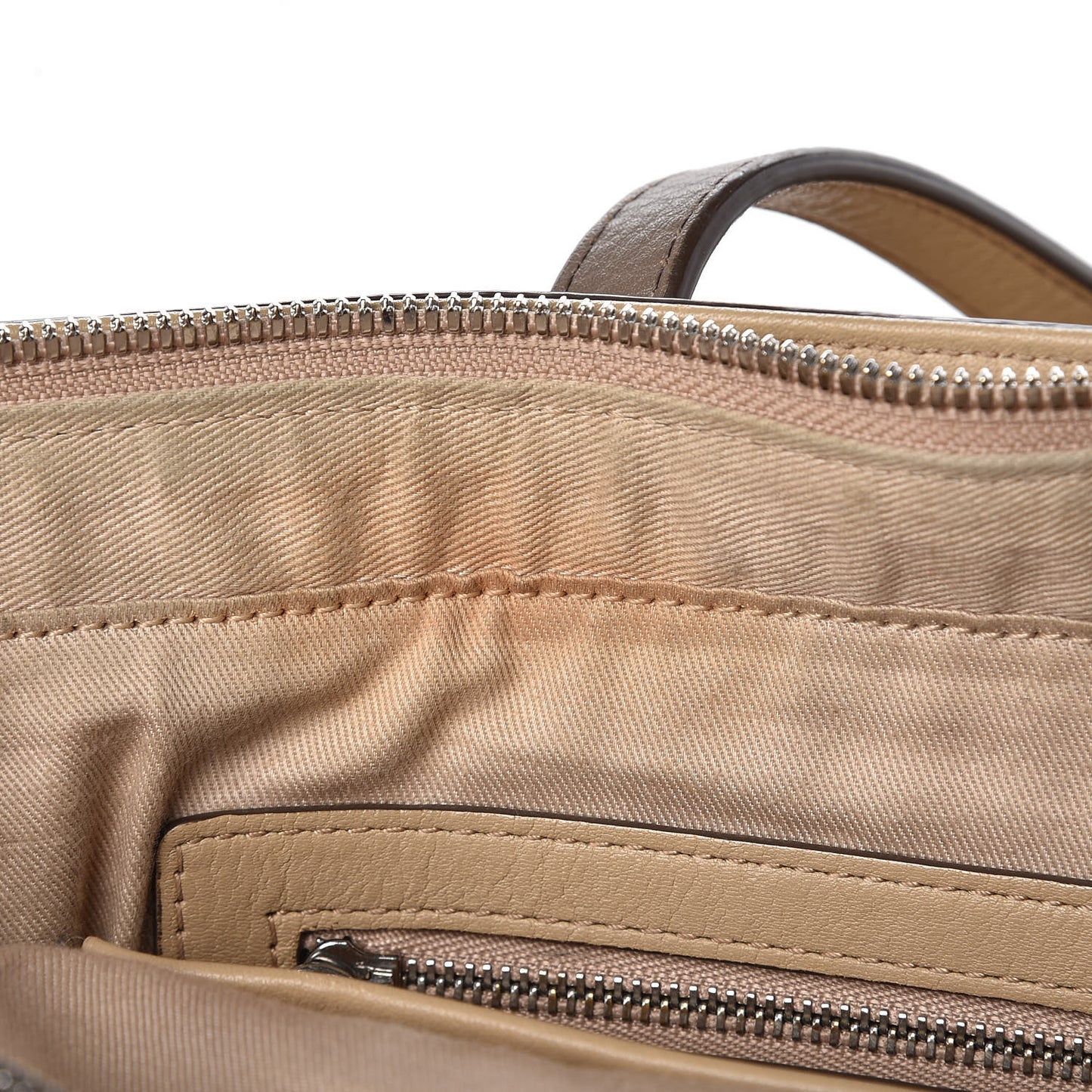 Calfskin Ottomar Monogram Medium Klara Top Zip Tote New Beige