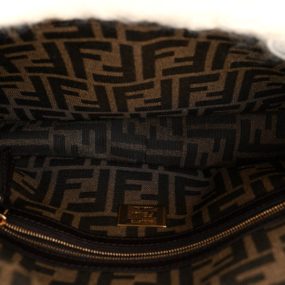 Fendi Mohair Baguette White 5 of 12