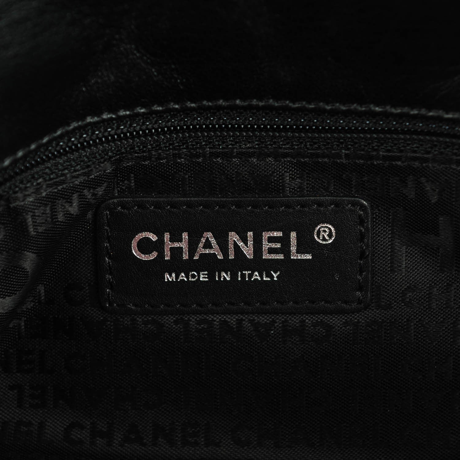 Chanel Woven Tweed Medium Single Flap Black Grey 7 of 8