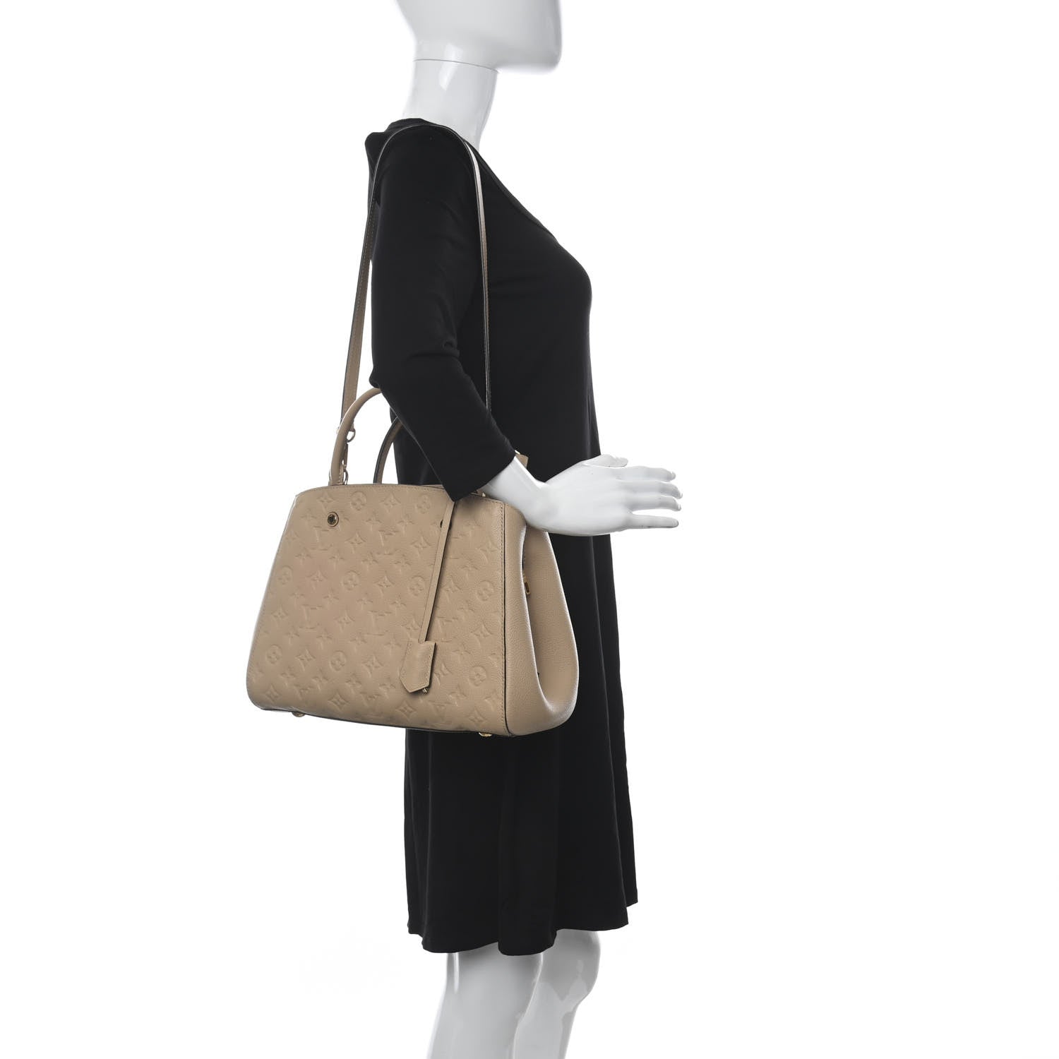 Louis Vuitton Empreinte Montaigne MM Creme 3 of 14