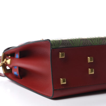 Valentino Garavani Calfskin Enchanted Wonderland My Rockstud Frame Bag Rosso Valentino 6 of 9