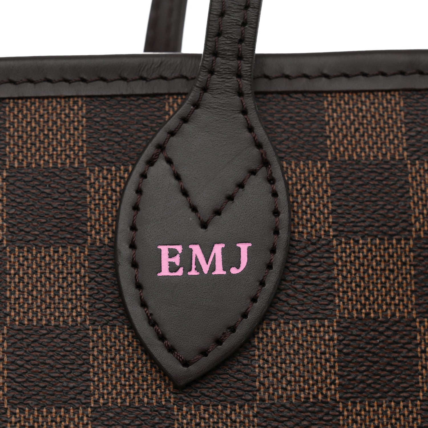 Louis Vuitton Damier Ebene Neo Neverfull MM Rose Ballerine 10 of 10
