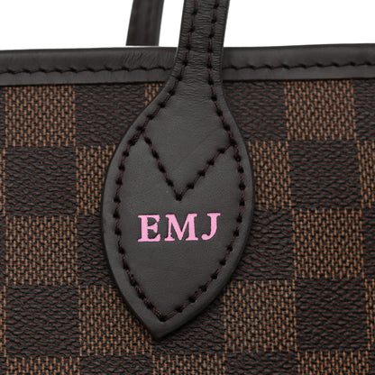 Louis Vuitton Damier Ebene Neo Neverfull MM Rose Ballerine 10 of 10