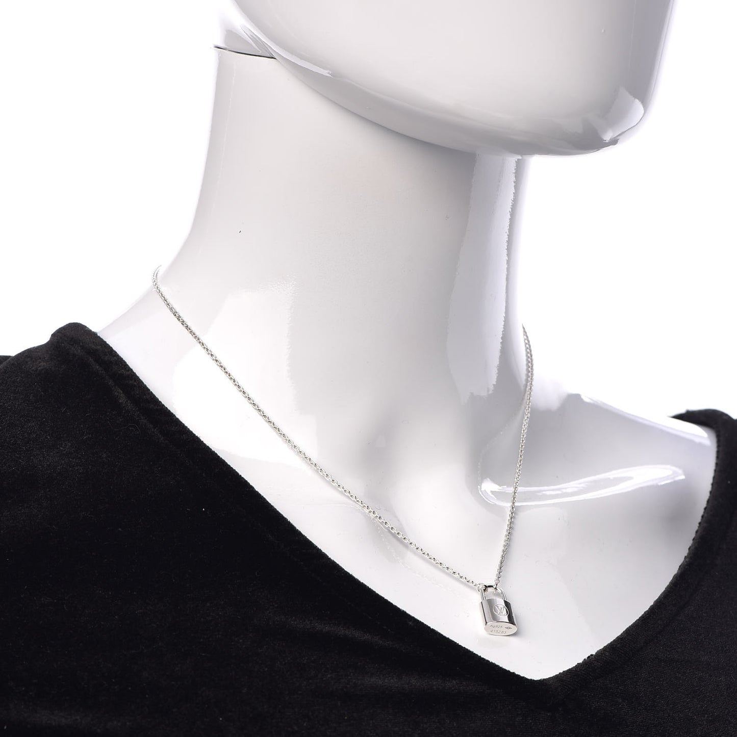 Sterling Silver Lockit Necklace