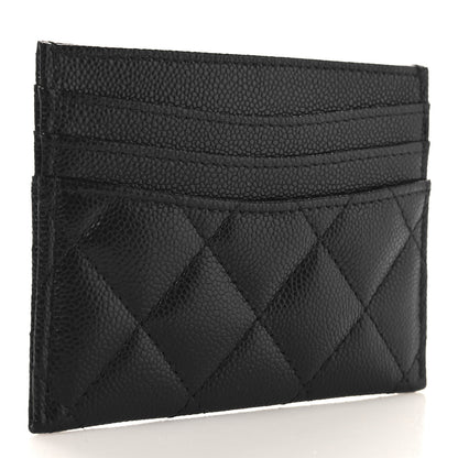 Chanel Caviar Quilted Business Card Holder Black 3 of 9
