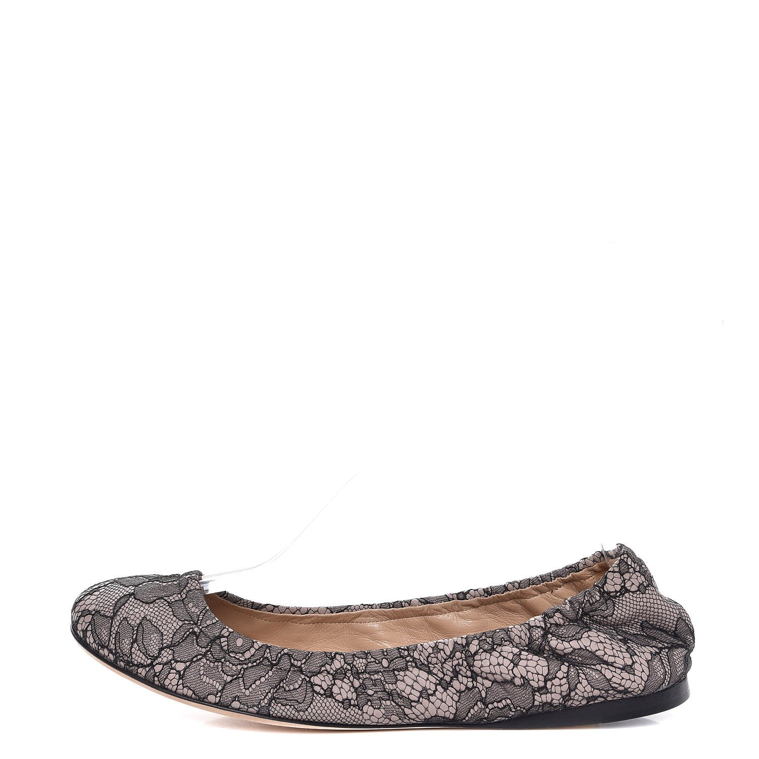 Valentino Garavani Lace Ballerina Flats 40 Black 1 of 11
