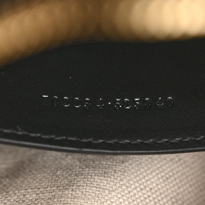 Gucci Calfskin GG Matelasse Shoulder Bag Black Natural 8 of 17