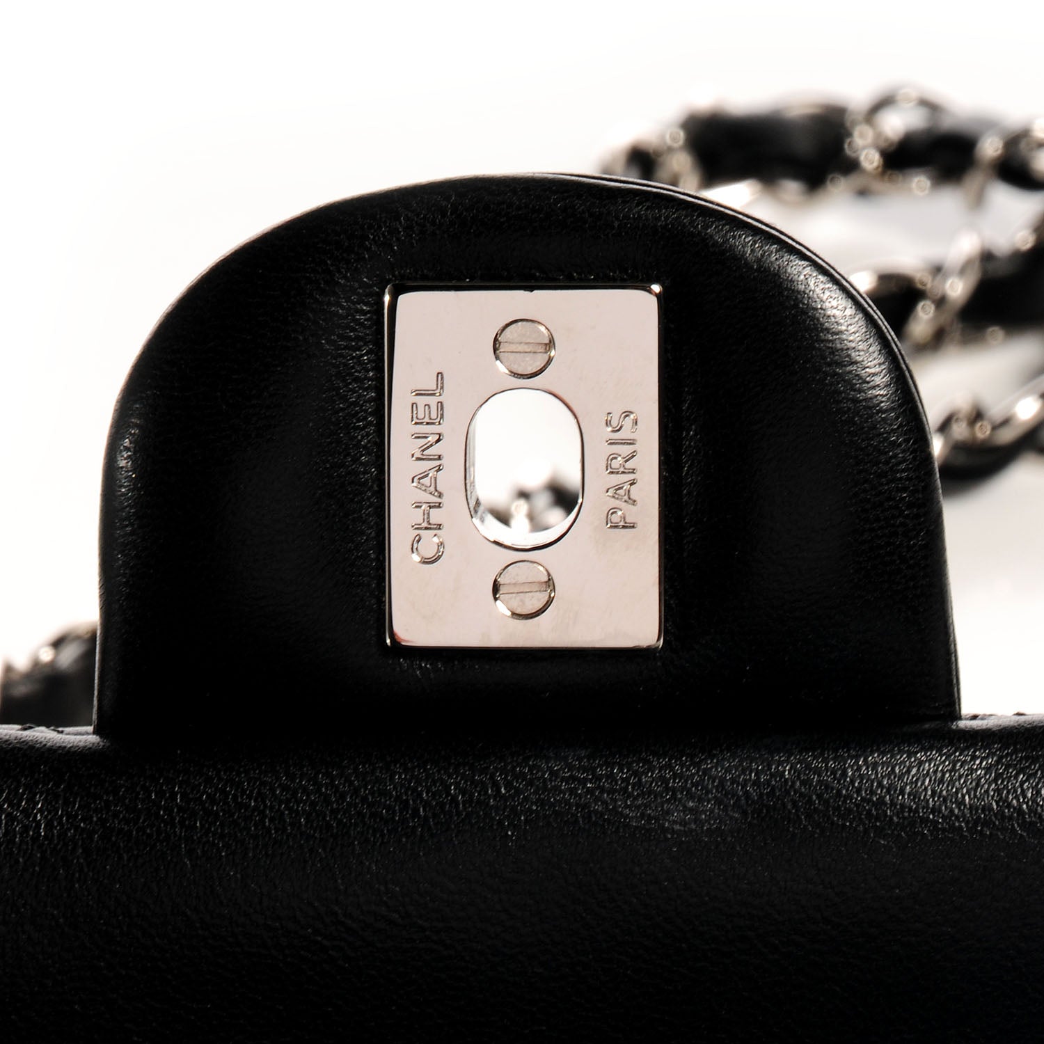 Chanel Lambskin Quilted Mini Flap Black 6 of 9