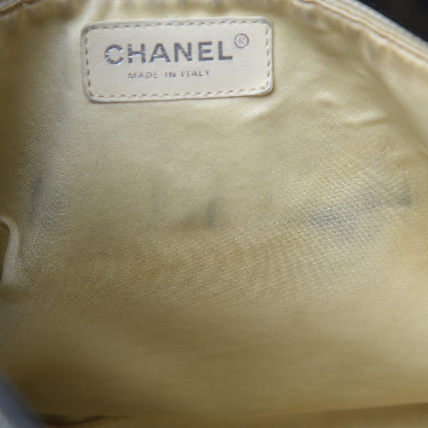 Chanel Glazed Lambskin Quilted Large North South Tote Black 11 of 15