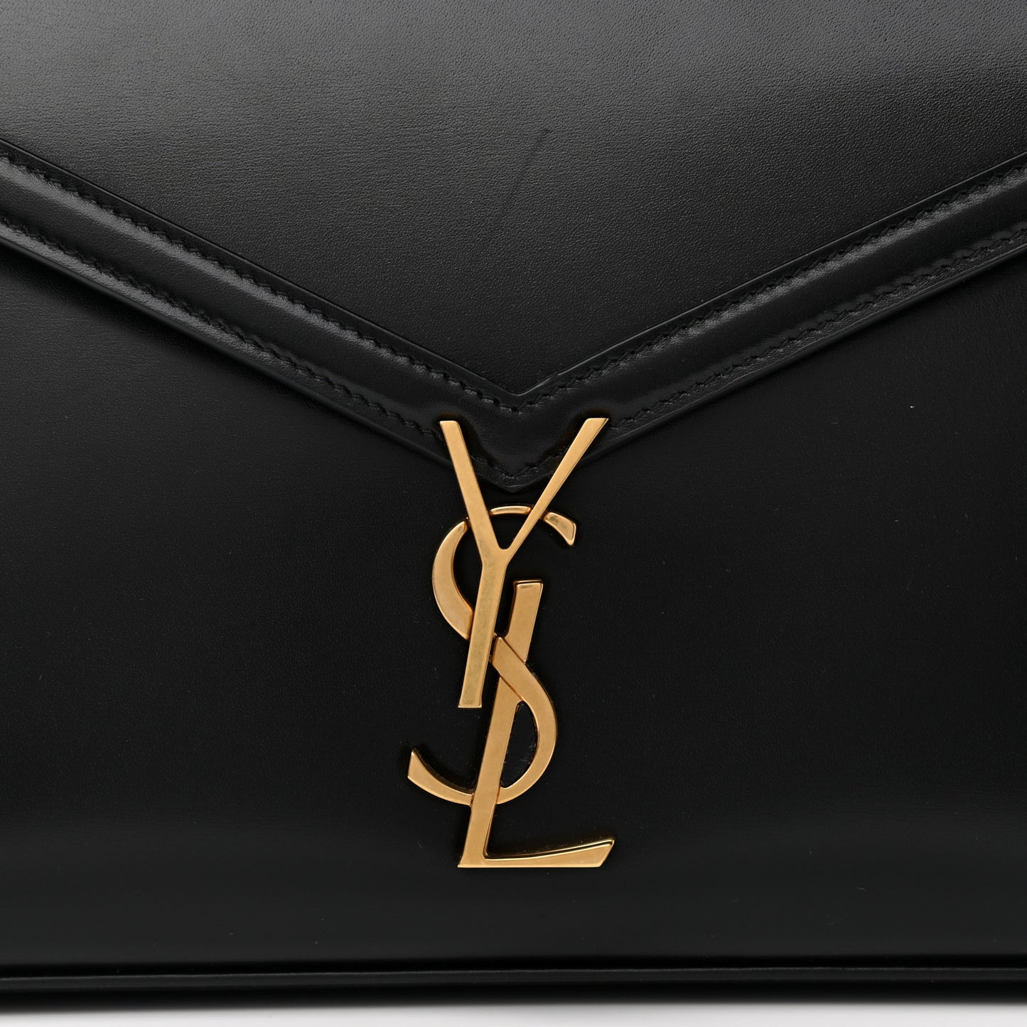 Smooth Calfskin Medium Classic Monogram Cassandra Top Handle Black Rouge Legion