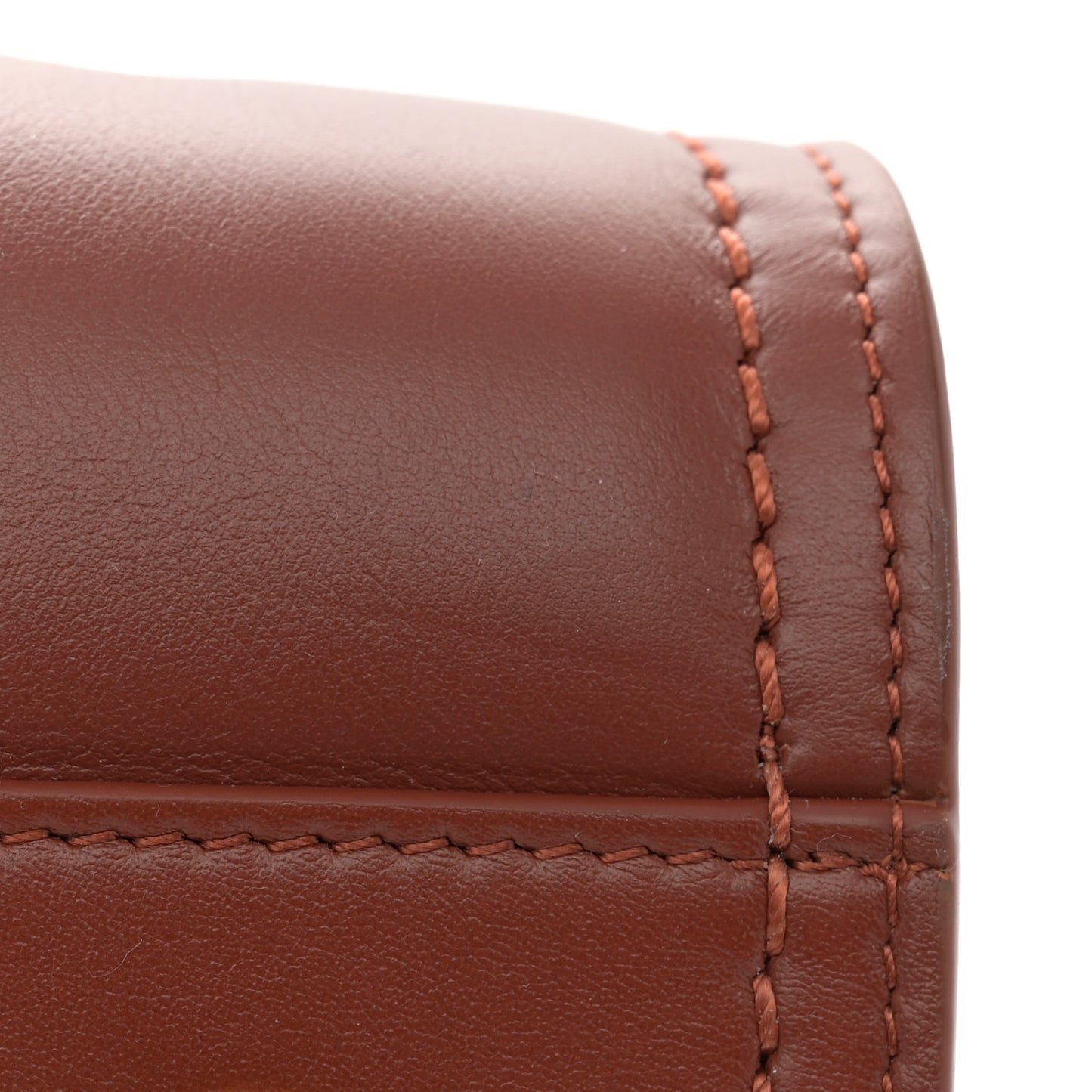 Calfskin Medium Deauville Tote Brown