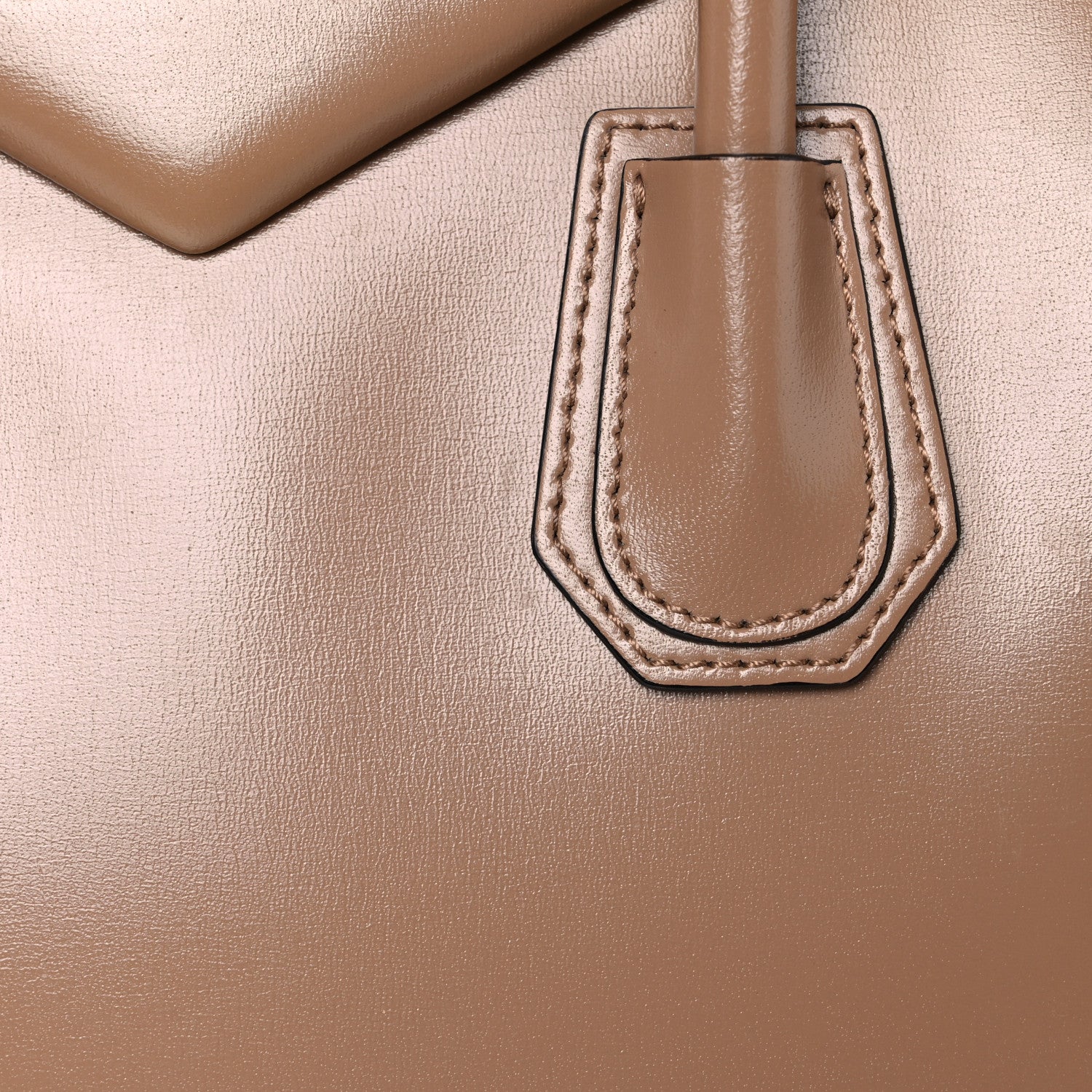 Givenchy Shiny Lord Calfskin Small Antigona Dark Beige 16 of 18