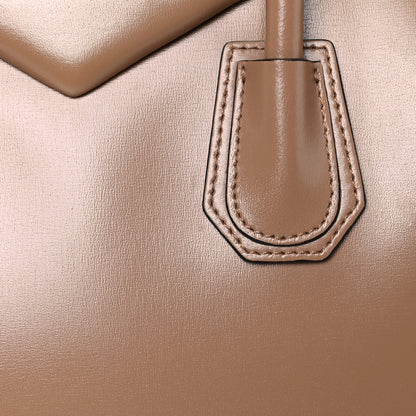 Givenchy Shiny Lord Calfskin Small Antigona Dark Beige 16 of 18