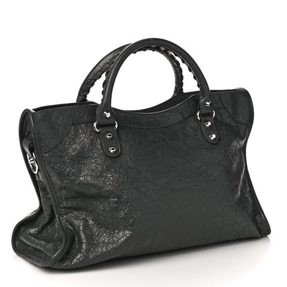 Balenciaga Agneau Classic Silver Hardware City Gris Fossile 3 of 9