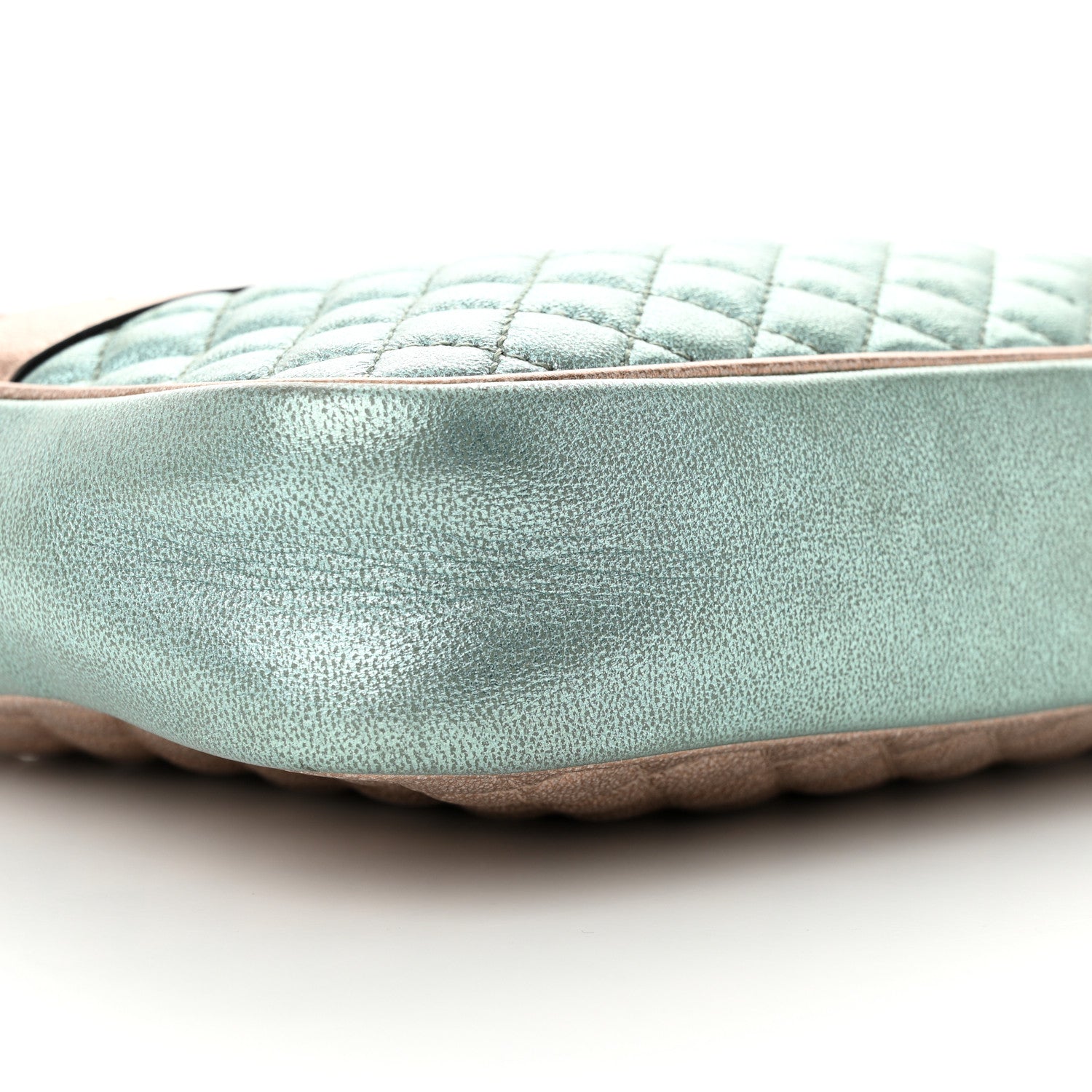 Gucci Laminated Nappa Trapuntata Small Zumi Shoulder Bag Rosa 9 of 10