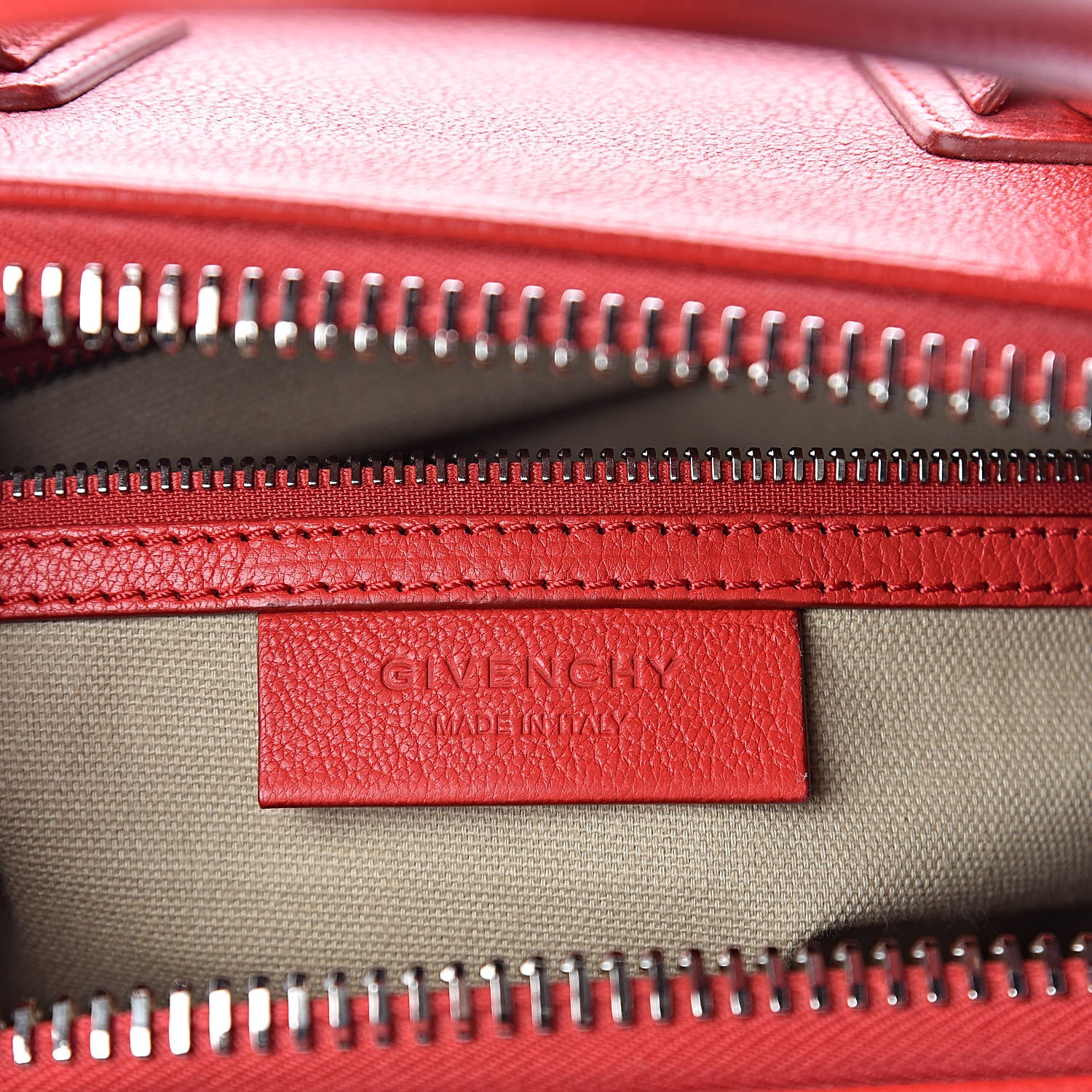 Givenchy Sugar Goatskin Small Antigona Medium Red 6 of 10
